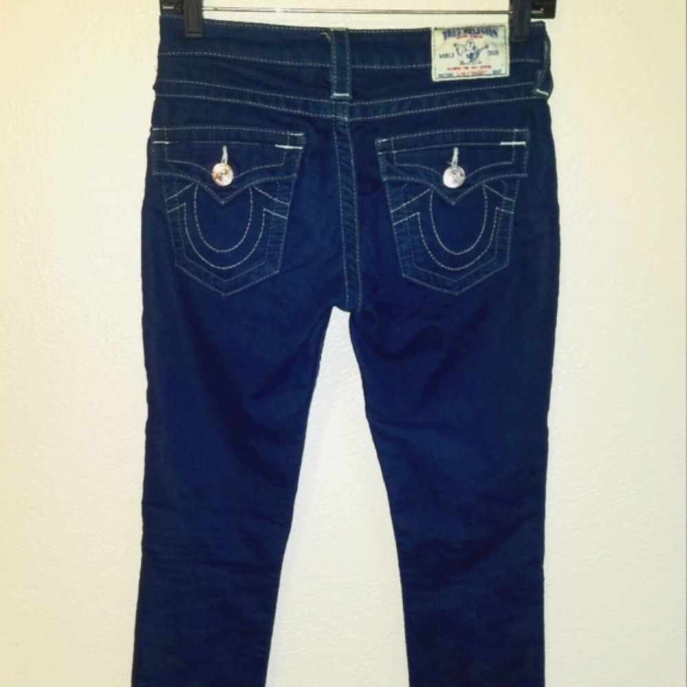 True Religion Low Rise Jeans Size 25 Y2K